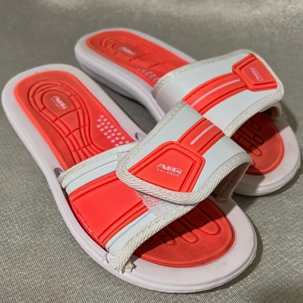 Air Balance Flip Flops Slide Beach Sandals Kids Size 2